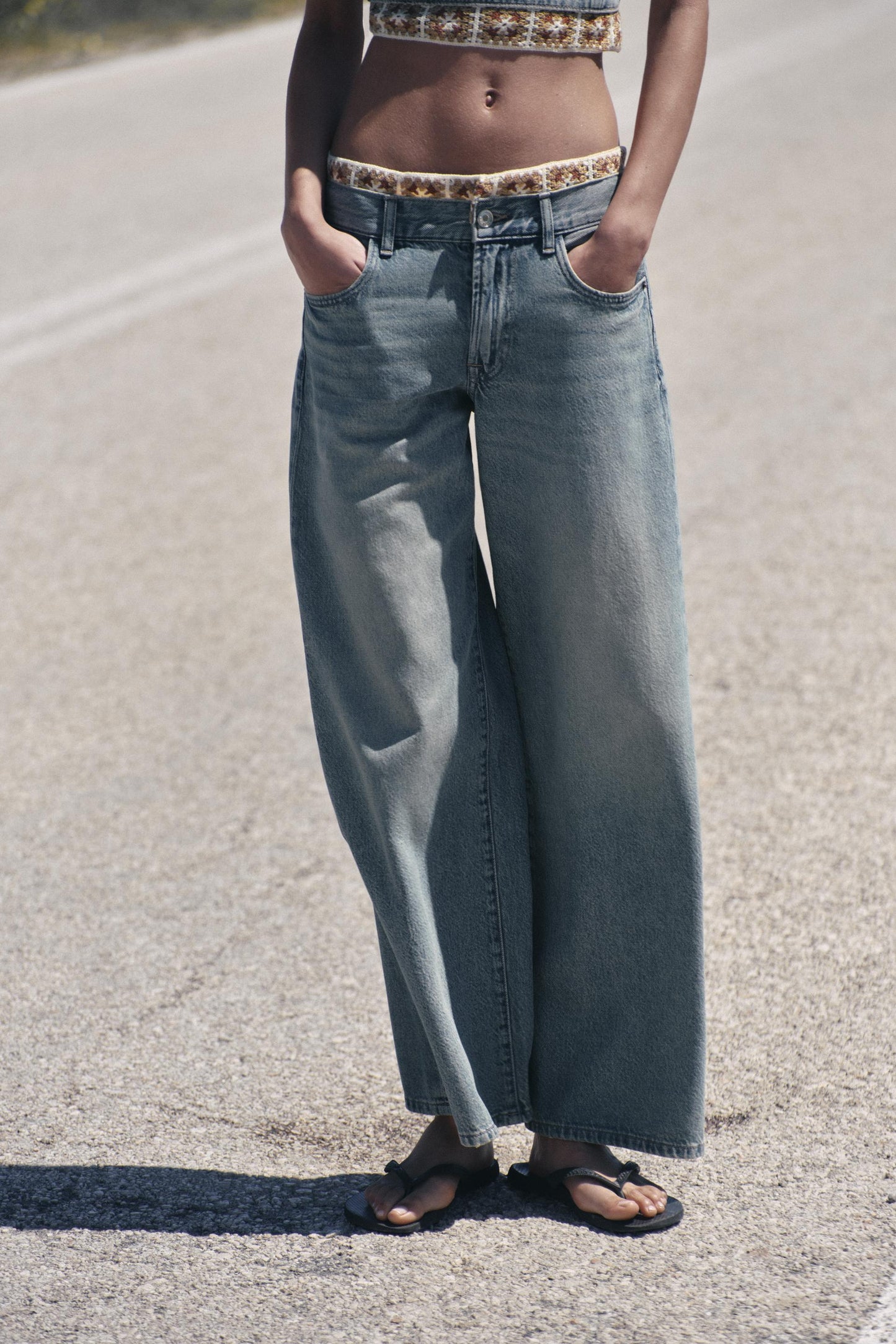 Jean Z1975 Loose Fit Taille Moyenne Crochet